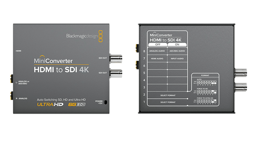 Blackmagic Design – Mini Converter HDMI to SDI 4K mieten bei Tecstage