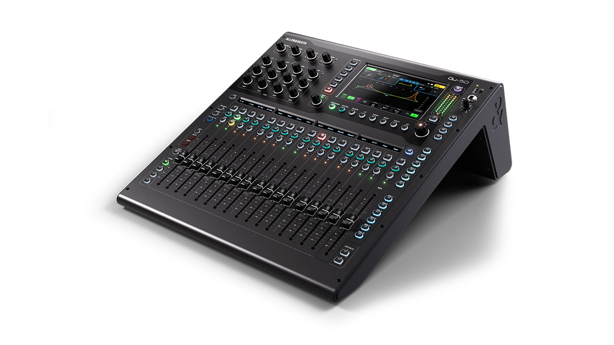 Allen & Heath – QU-5D | IN: 16x Kombi, OUT: 12x XLR 3pol, USB, Dante mieten mieten bei Tecstage