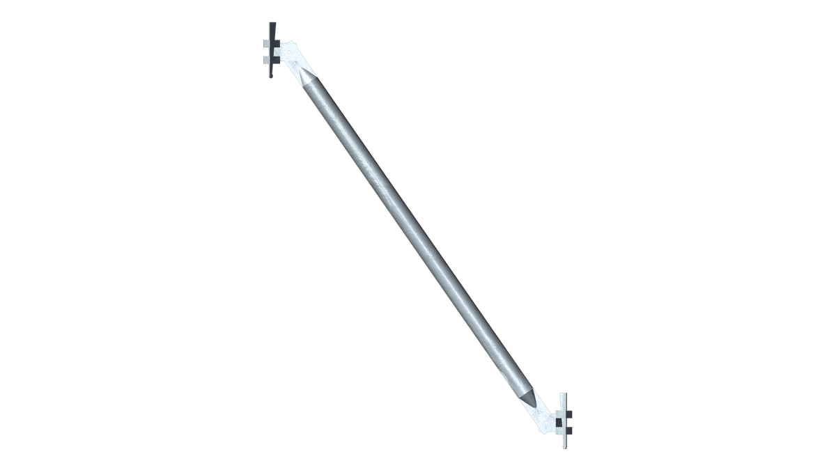 Layher – Diagonale 0,85m x 1,0m Höhe mieten bei Tecstage