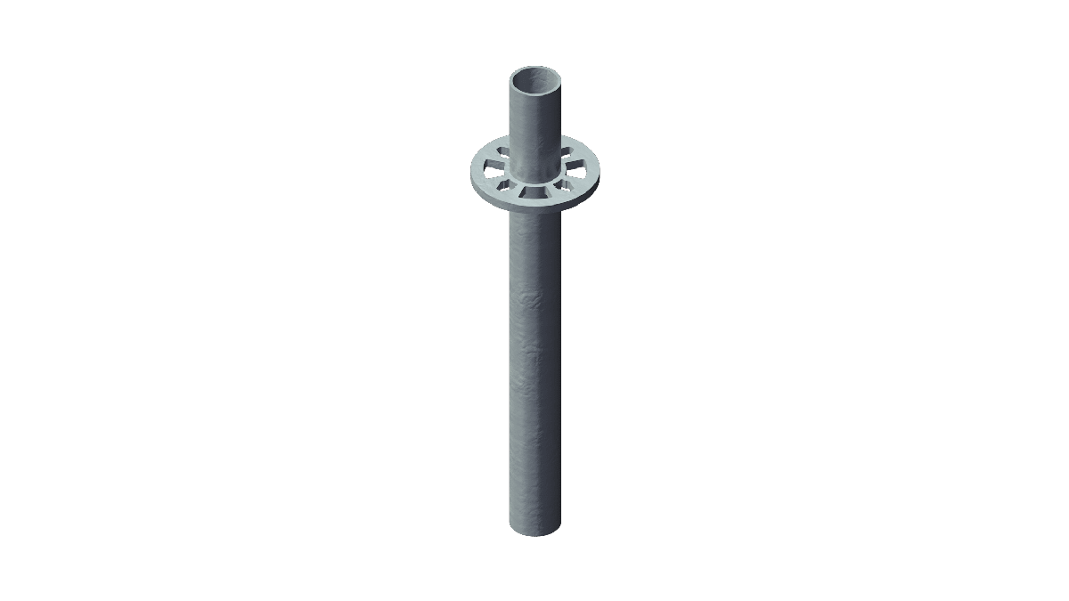 Layher – Stiel 0,5m ohne Rohrverbinder mieten bei Tecstage