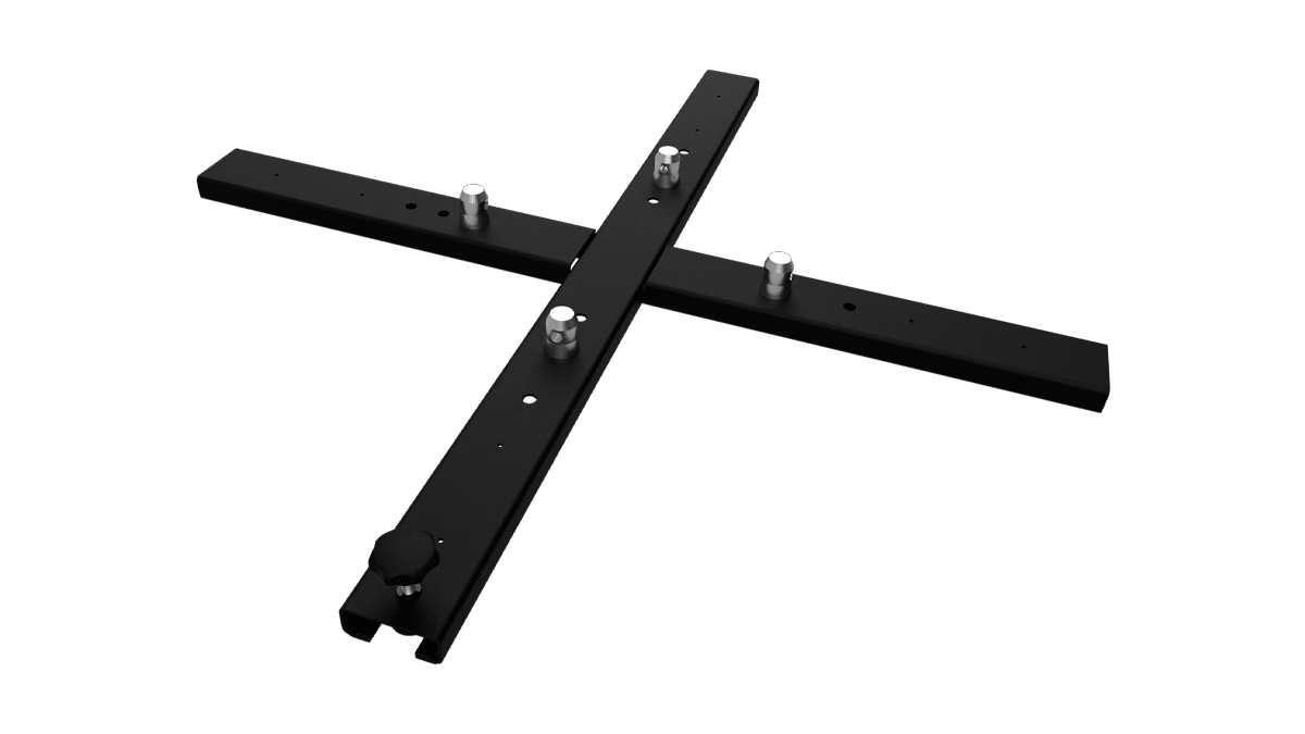 Vertitruss – MXS-1000B F34 Bodenplatte Kreuz 100cm mieten bei Tecstage