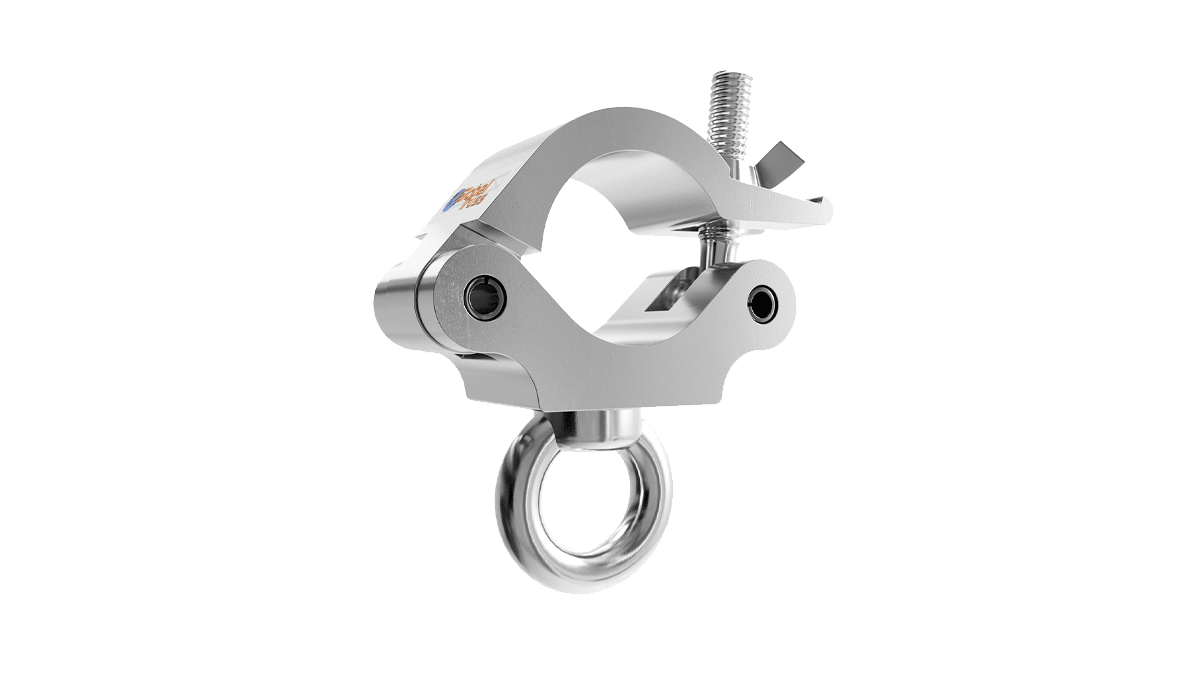 Global Truss – Halfcoupler mit Öse 48-51/50/200kg mieten bei Tecstage