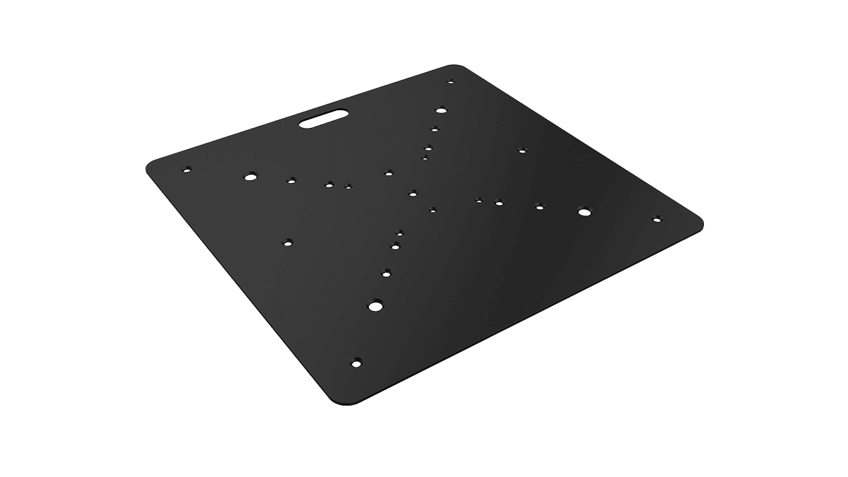 Global Truss – F34 Bodenplatte Stahl 80x80cm mieten bei Tecstage