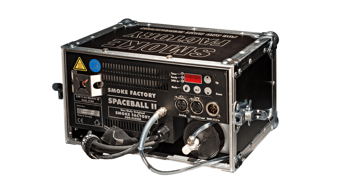 Smoke Factory – Spaceball II Nebelmaschine im Case mieten bei Tecstage