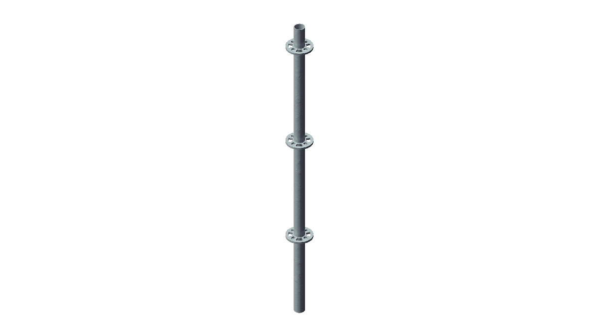 Layher – Stiel 1,5m ohne Rohrverbinder mieten bei Tecstage