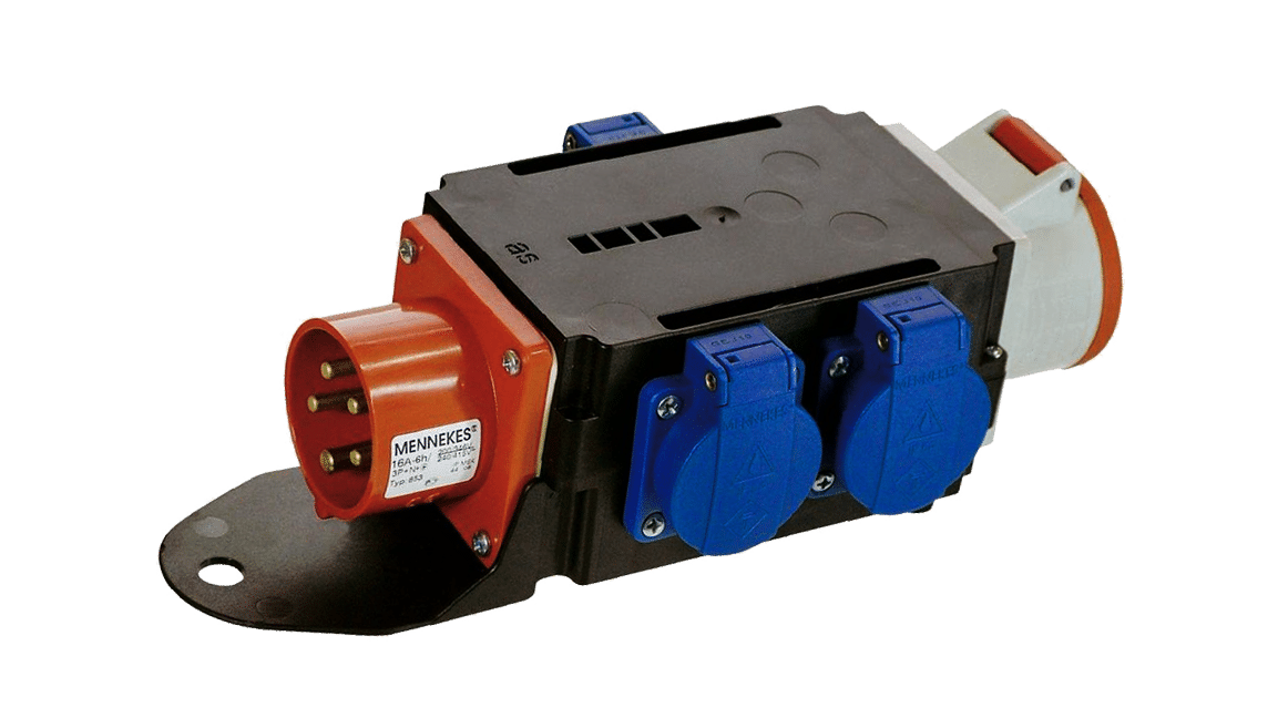 CEE 16A – Schuko St. Anton Kompaktverteiler in/out mieten bei Tecstage
