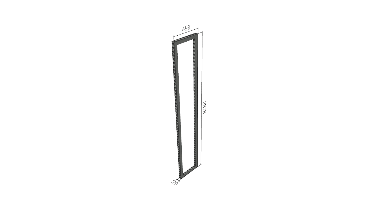 Aluvision – Omni-55 A3 Rahmen 0496*2976 A mieten bei Tecstage