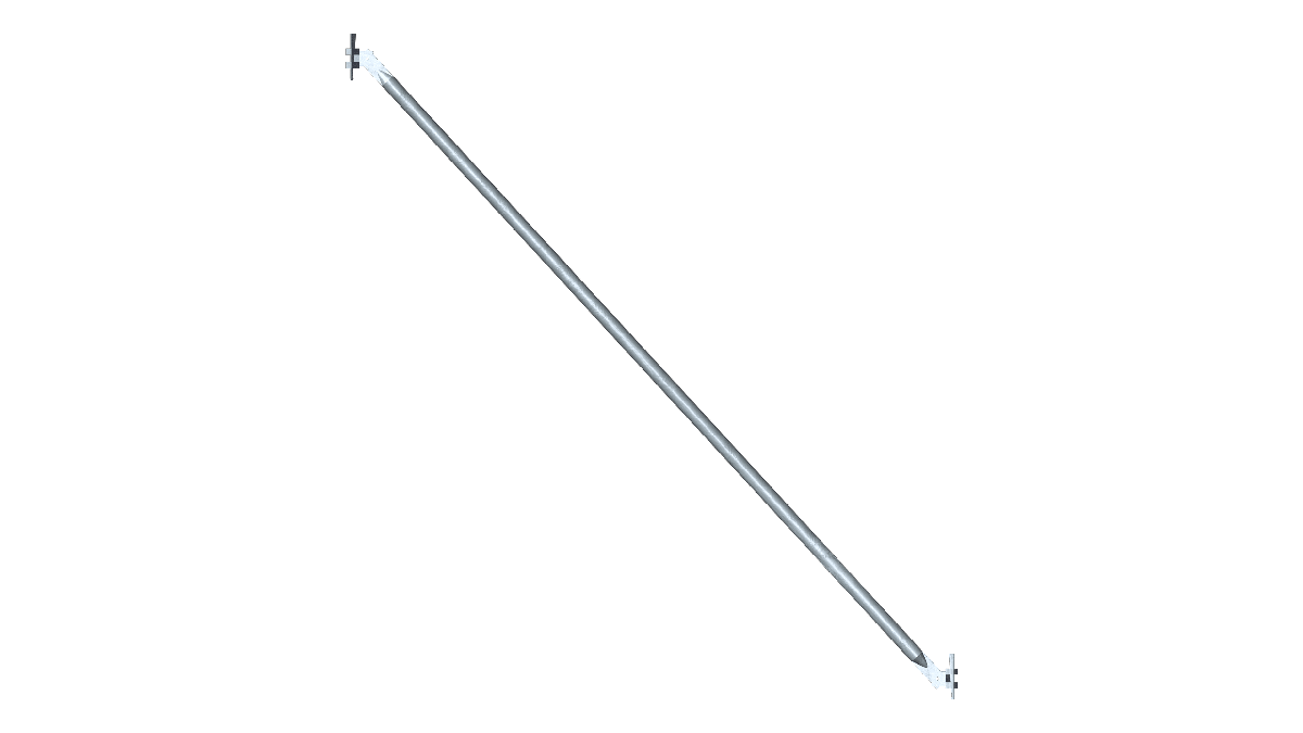 Layher – Diagonale 2,0m x 2,0m Höhe mieten bei Tecstage