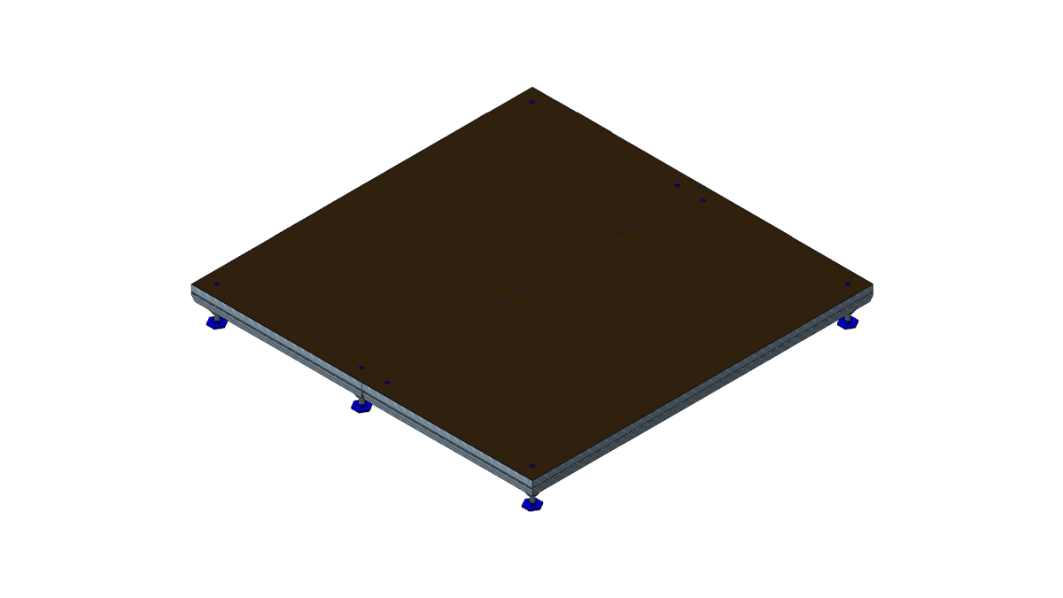 Bühne 2m x 2m x 0,20m Höhe mieten bei Tecstage