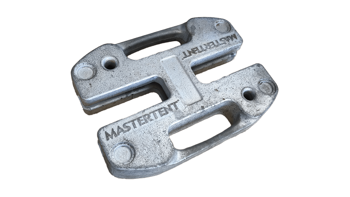 Master Tent – Bodenplatte 14 kg mieten bei Tecstage