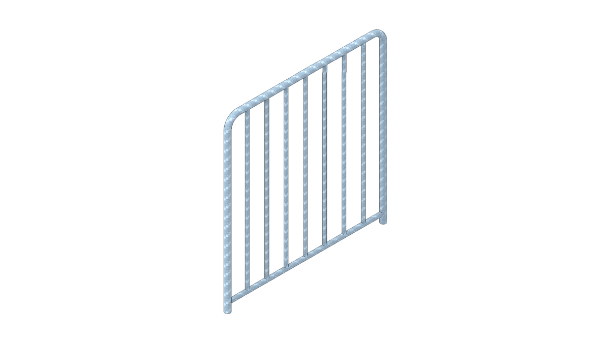 nivtec – Stabsicherheitsgeländer 100cm x 110 cm mieten bei Tecstage