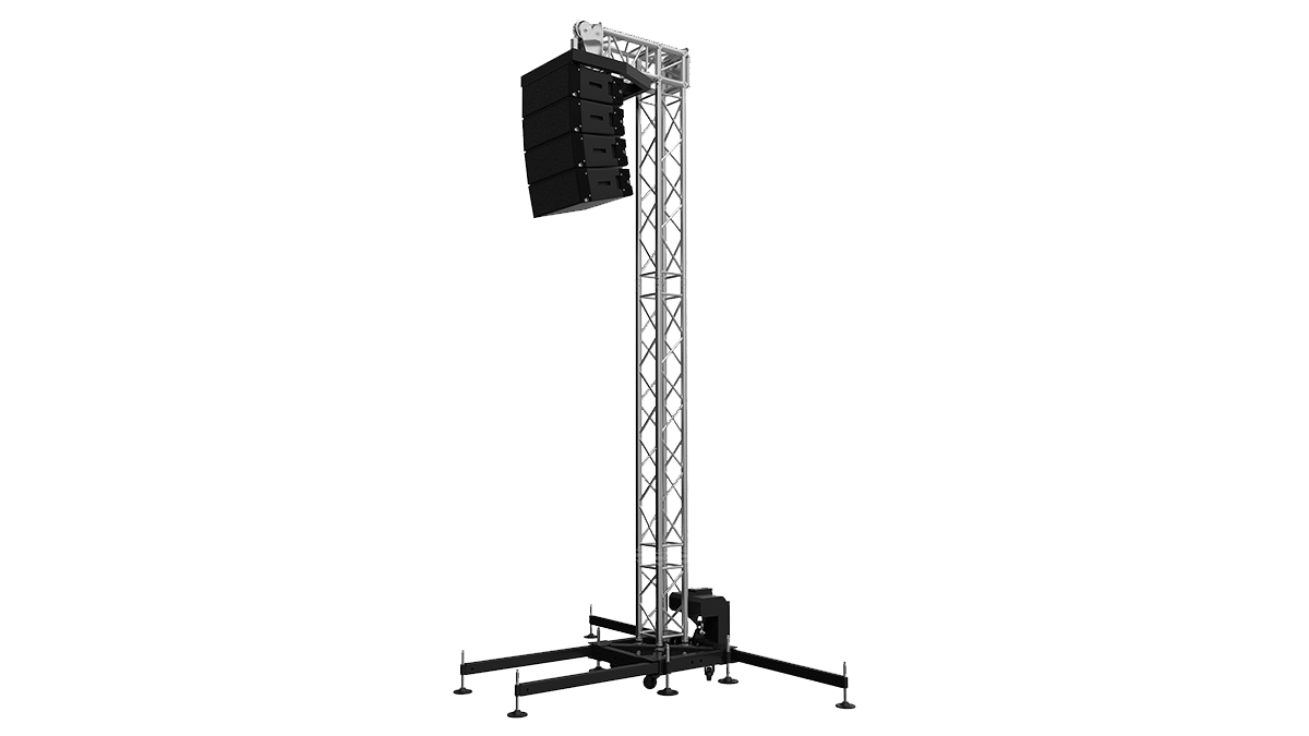 PA Tower 6,5m – Smarttower 6,5m 300KG mieten bei Tecstage