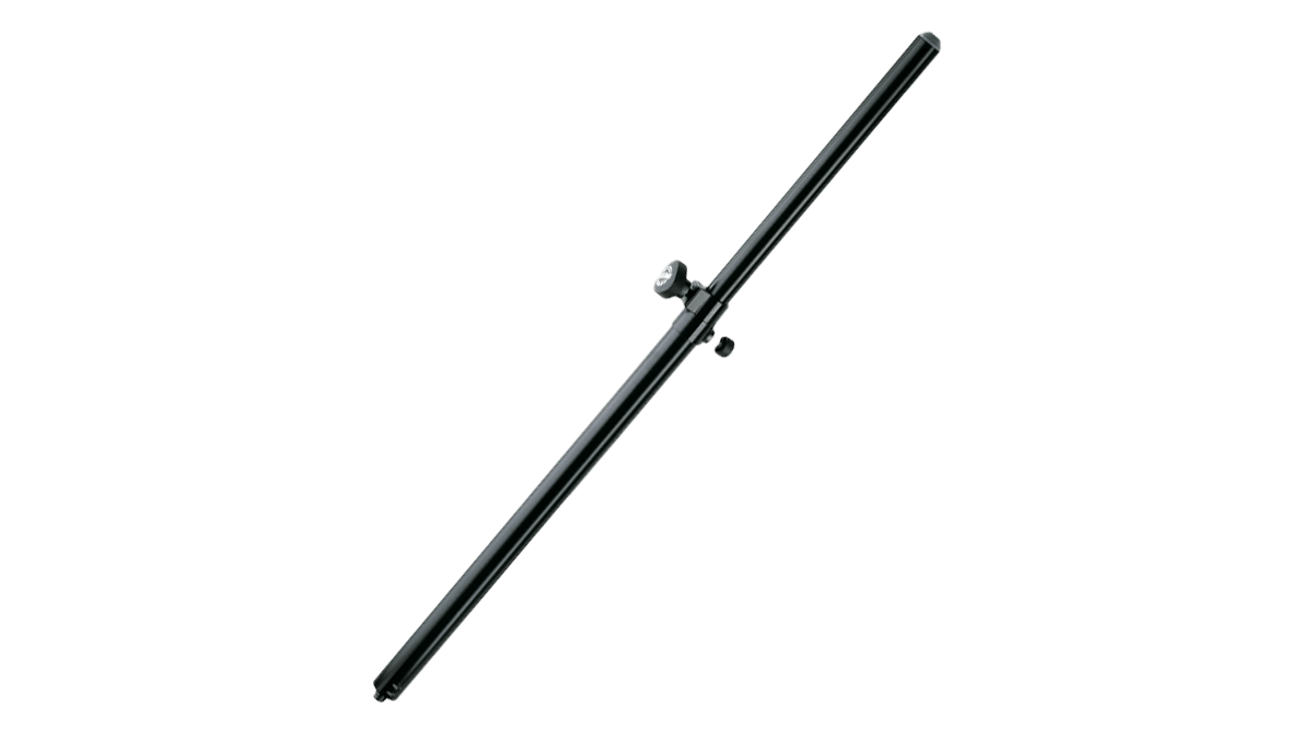 K&M – 26736 | Boxen Distanzstange | Gewinde, Höhe: 109 bis 179cm, schwarz mieten mieten bei Tecstage