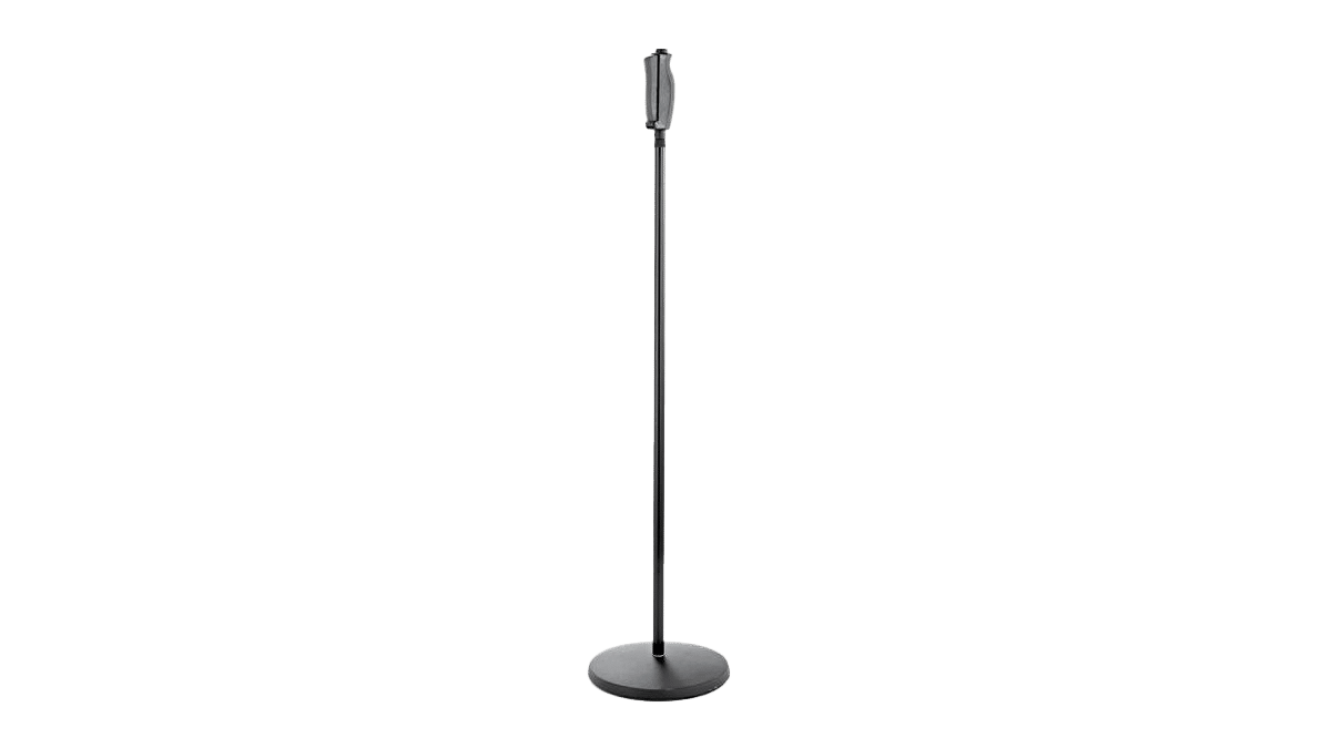K&M – 26085 | Einhand Mikrofonstativ schwarz groß mieten bei Tecstage