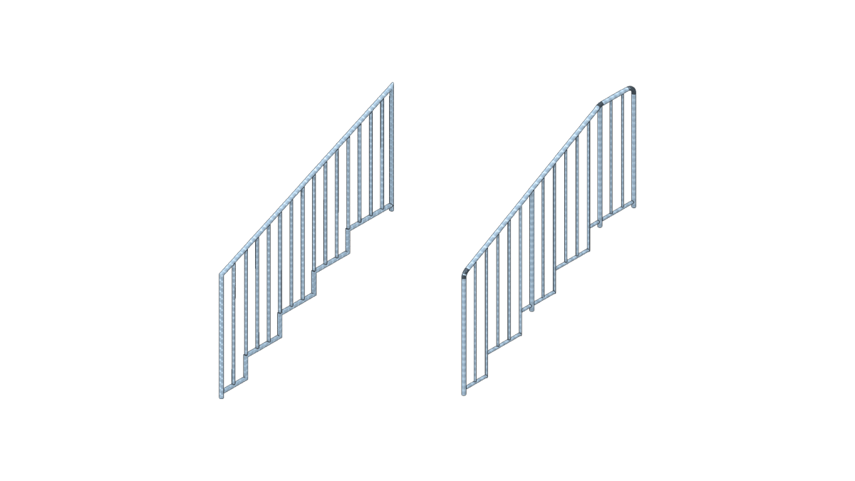 nivtec – Stabsicherheitstreppengeländer 5 Stufen 175 cm x 110 cm mieten bei Tecstage