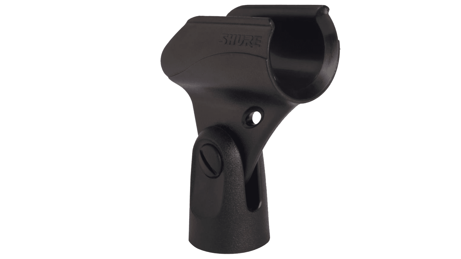 Shure – Mikrofon Klammer Schwarz | A25D für SM57/SM58 mieten bei Tecstage
