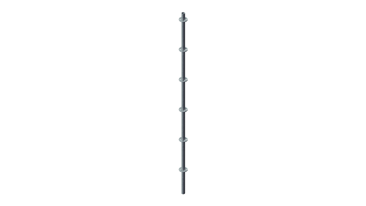 Layher – Stiel 3,0m ohne Rohrverbinder mieten bei Tecstage