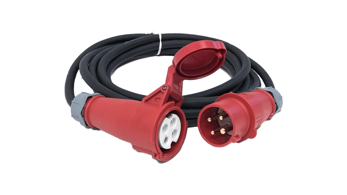 CEE 16A 4p Motorenkabel – 15m H07RN-F mieten bei Tecstage