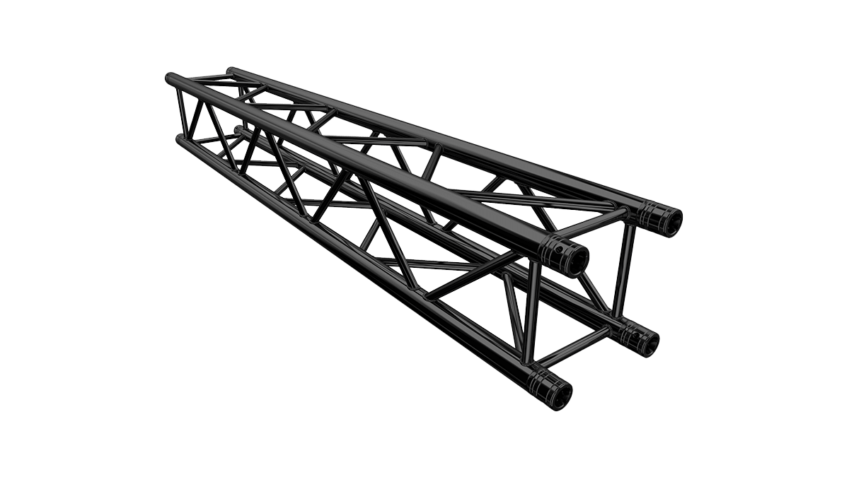 Global Truss – F34 2m schwarz mieten bei Tecstage