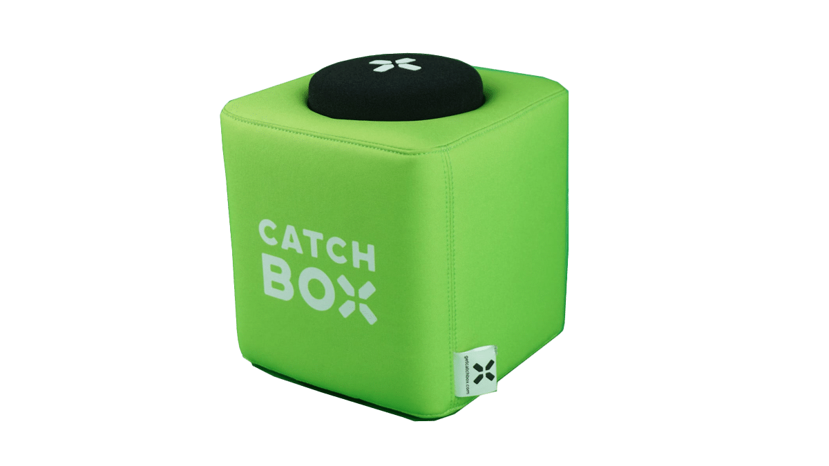 Catchbox Pro Green – Wurfmikrofon mieten bei Tecstage