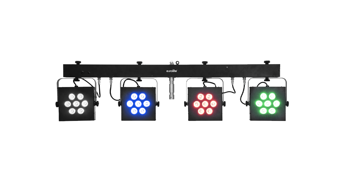 Eurolite – LED KLS-3002 Next Kompakt-Lichtset RGBAW/UV-Spots225 W mieten bei Tecstage
