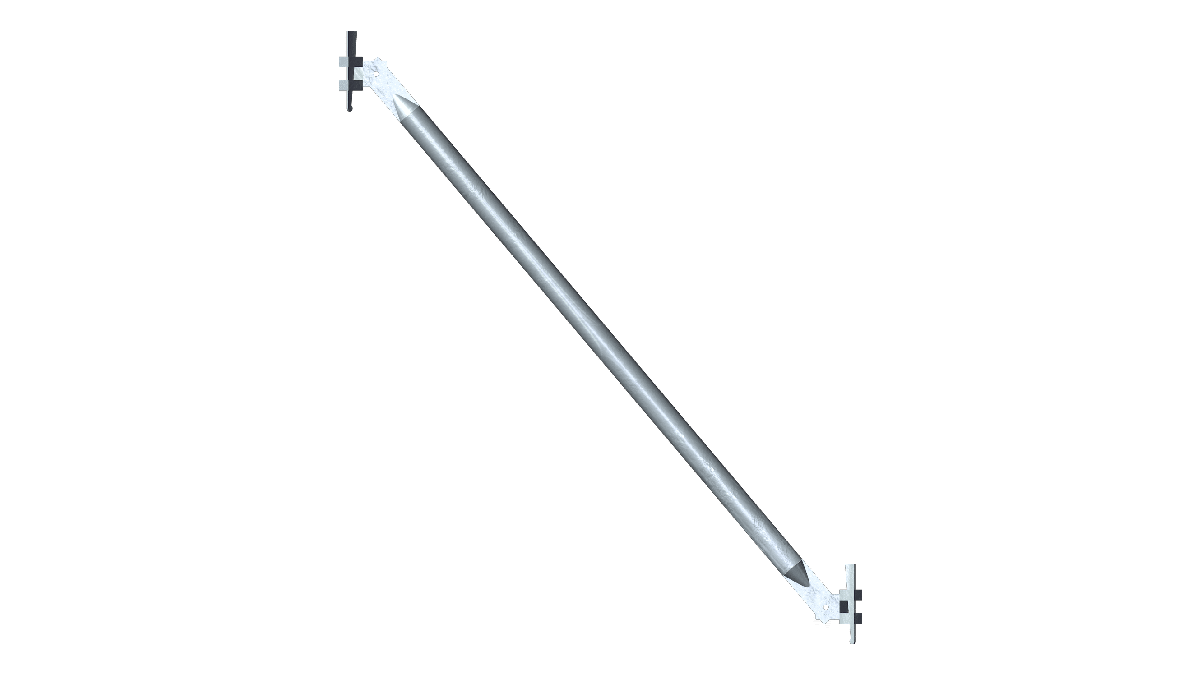 Layher – Diagonale 1,0m x 1,0m Höhe mieten bei Tecstage