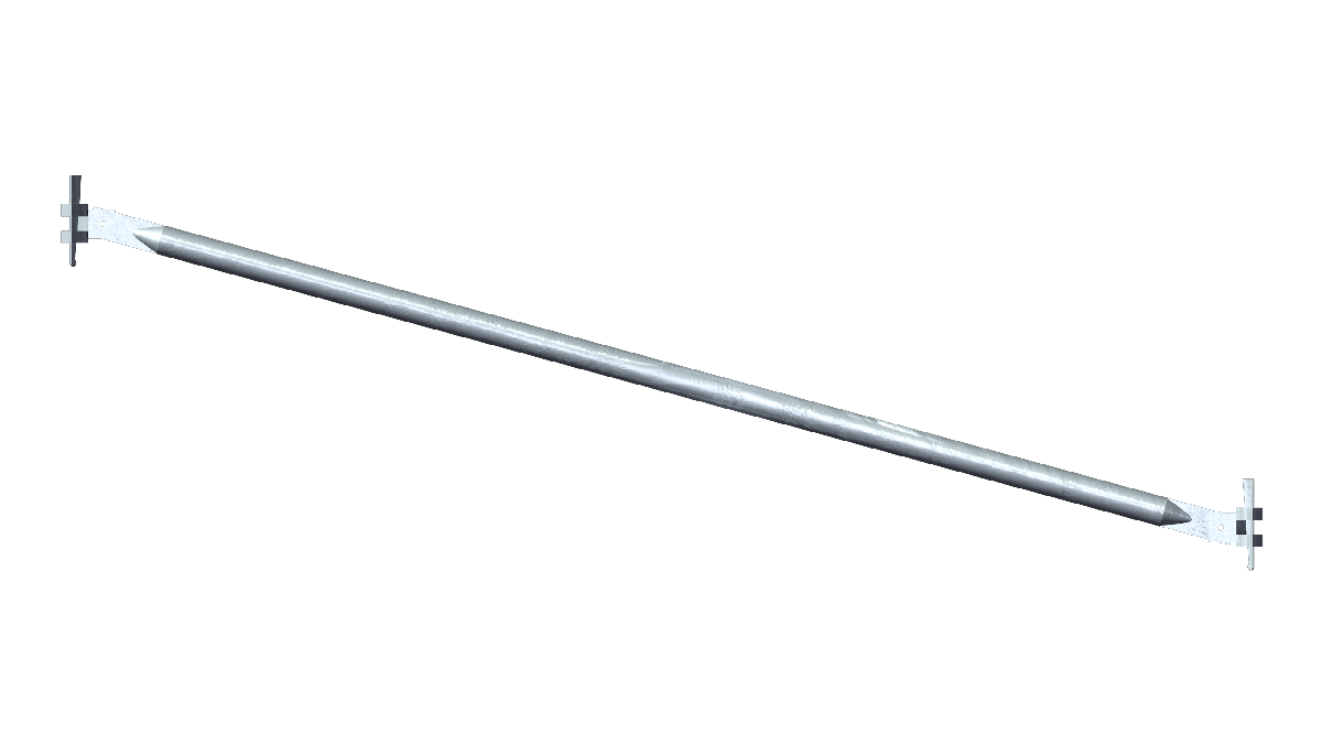 Layher – Diagonale 2,0m x 0,5m Höhe mieten bei Tecstage