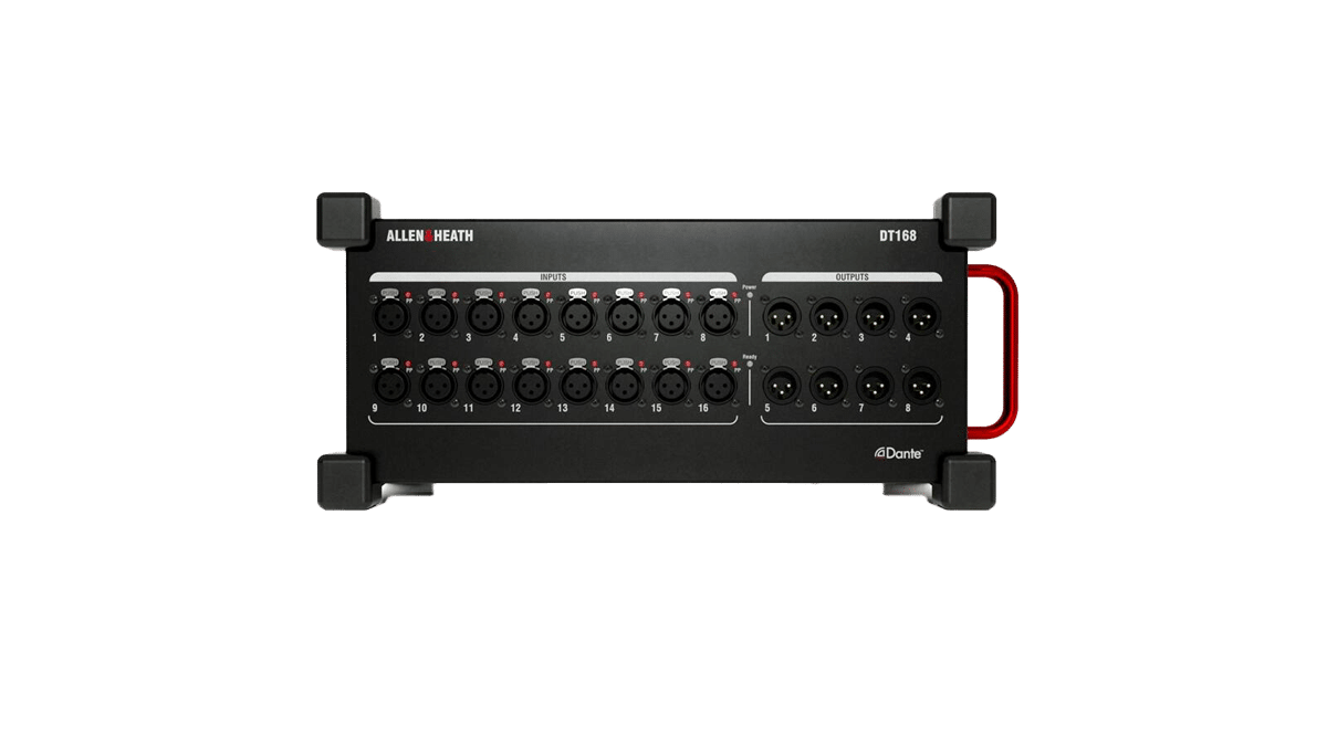 Allen & Heath – DT168 Audio Rack for dLive/SQ, Dante Stagebox mieten bei Tecstage