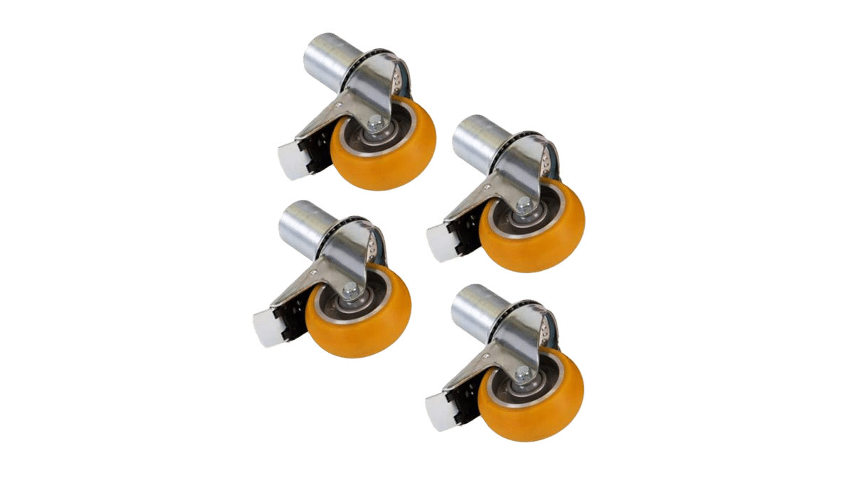 nivtec – Transportrollen-Satz Tragfähigkeit 350kg/Rolle 16cm Rolle mieten bei Tecstage