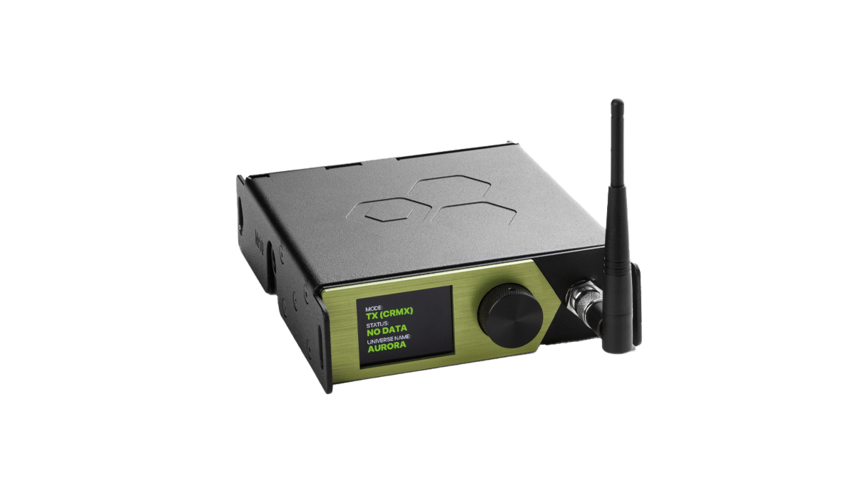 Lumenradio – CRMX Aurora Wireless DMX/RDM Sender/Empfänger, 512 Kanäle mieten mieten bei Tecstage