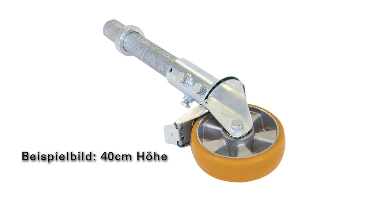 nivtec – Verlängerungsadapter für Transportrollen BH 40cm mieten bei Tecstage