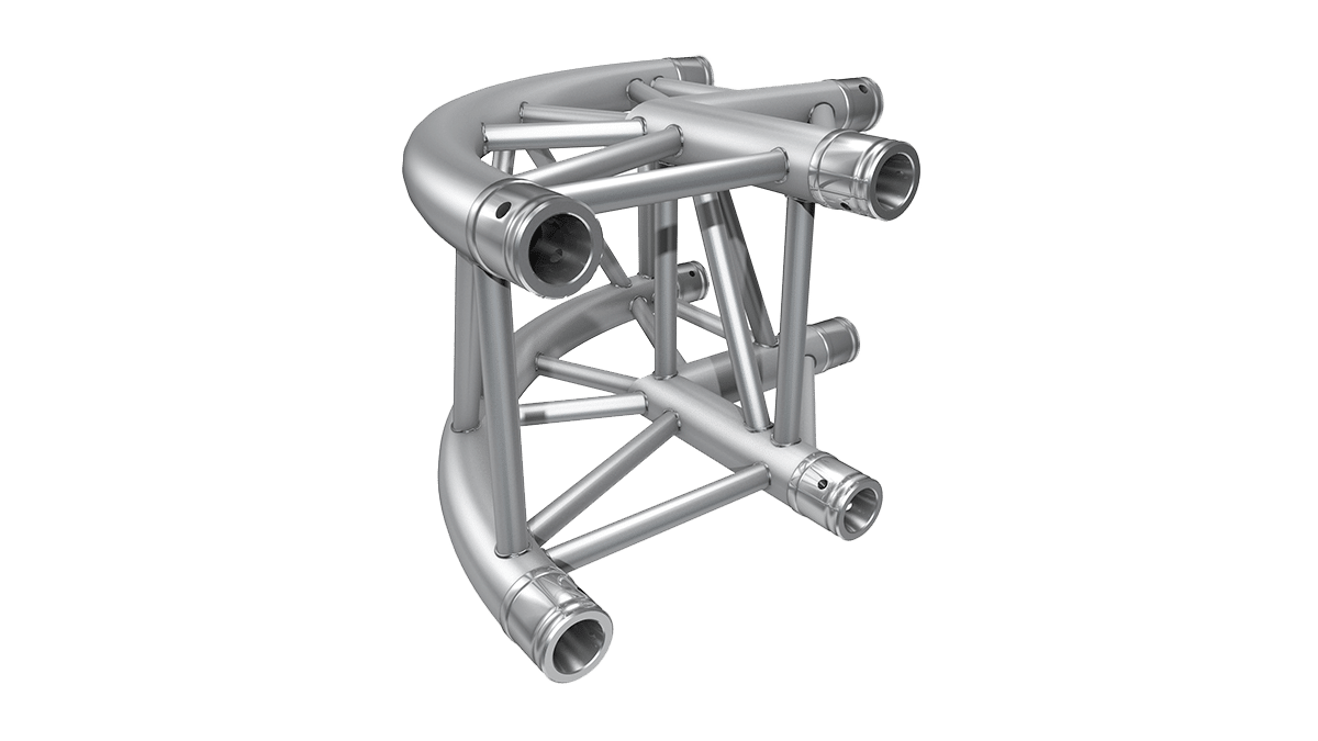 Global Truss – F34 Ecke 2-Weg C21 90° abgerundet mieten bei Tecstage