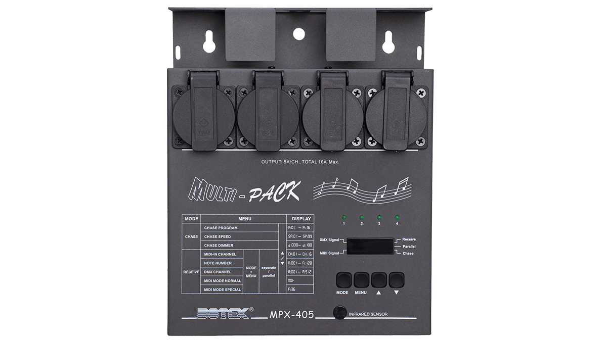 Botex – MPX 405 Dimmer mit 4 Kanälen 5A/CH mieten bei Tecstage