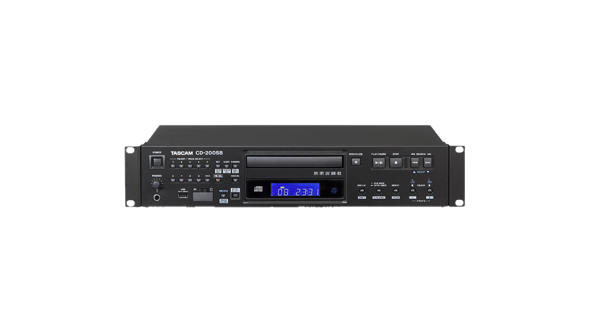 Tascam – CD-200SB | CD-Player inkl. USB & SD Reader mieten bei Tecstage