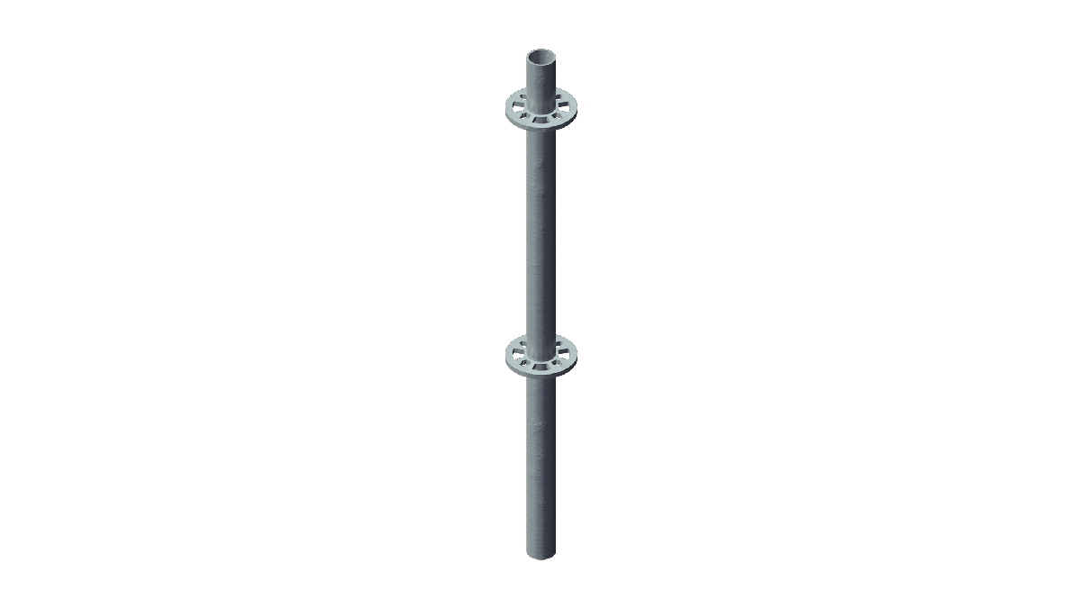 Layher – Stiel 1,0m ohne Rohrverbinder mieten bei Tecstage