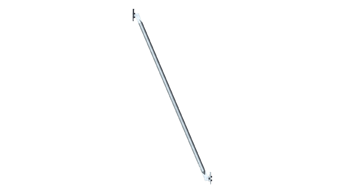Layher – Diagonale 1,0m x 2,0m Höhe mieten bei Tecstage