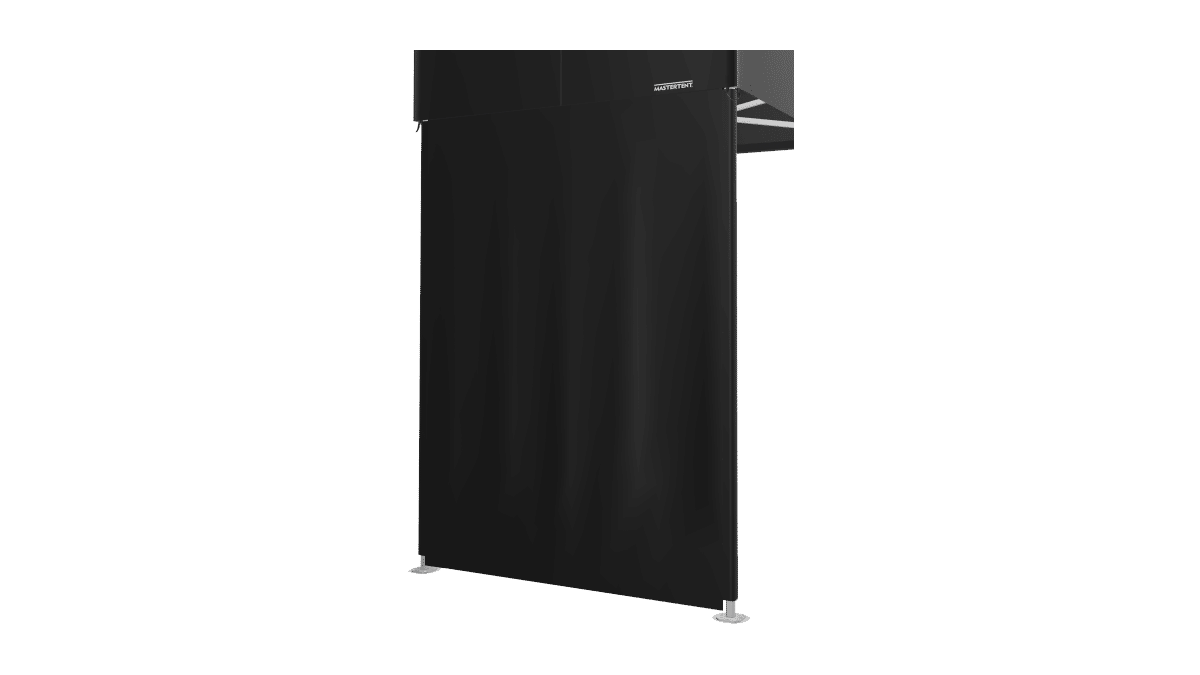 Master Tent – Seitenwand 1,5m | schwarz mieten bei Tecstage
