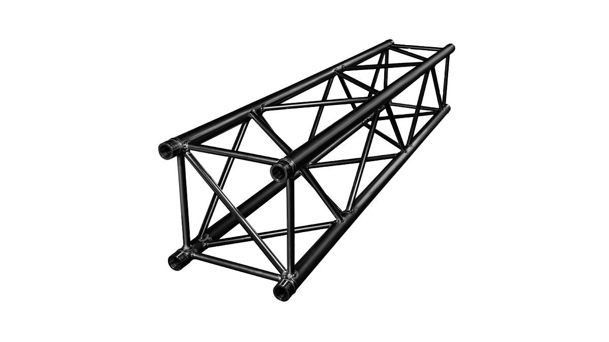 Prolyte – H40V-PC Traverse, 2m, P,schwarz, 40cm, 48x3mm, mit Konusverbinder mieten mieten