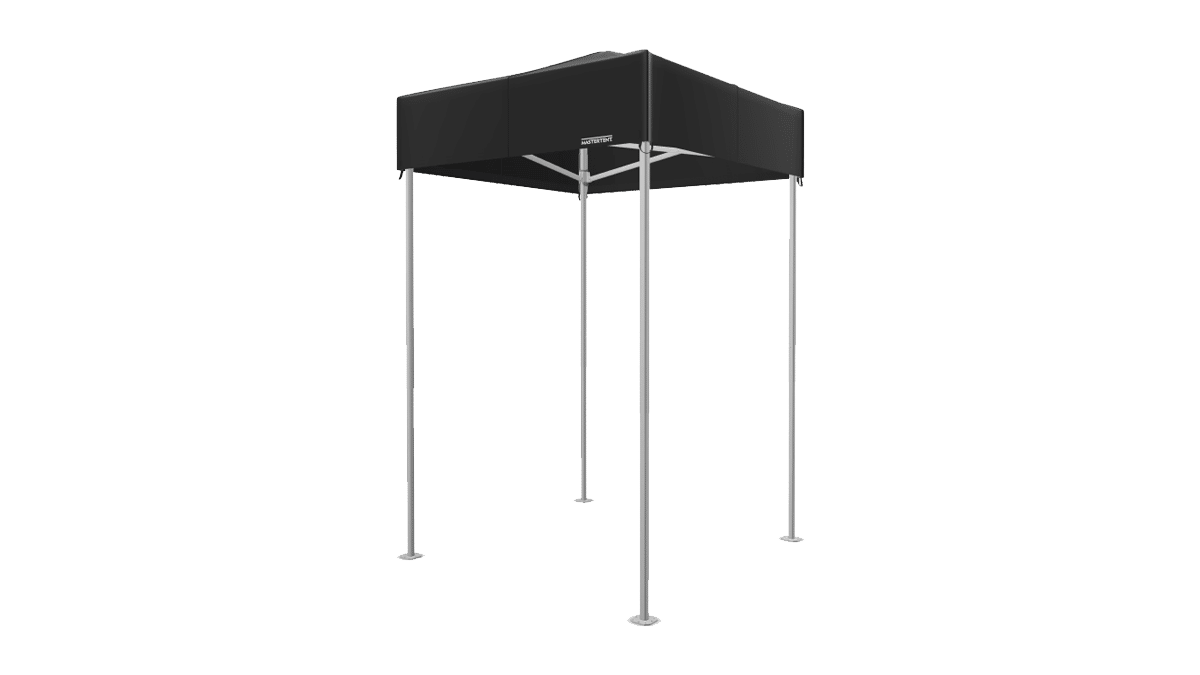 Master Tent – Pagode 1,5m x 1,5m | schwarz mieten bei Tecstage