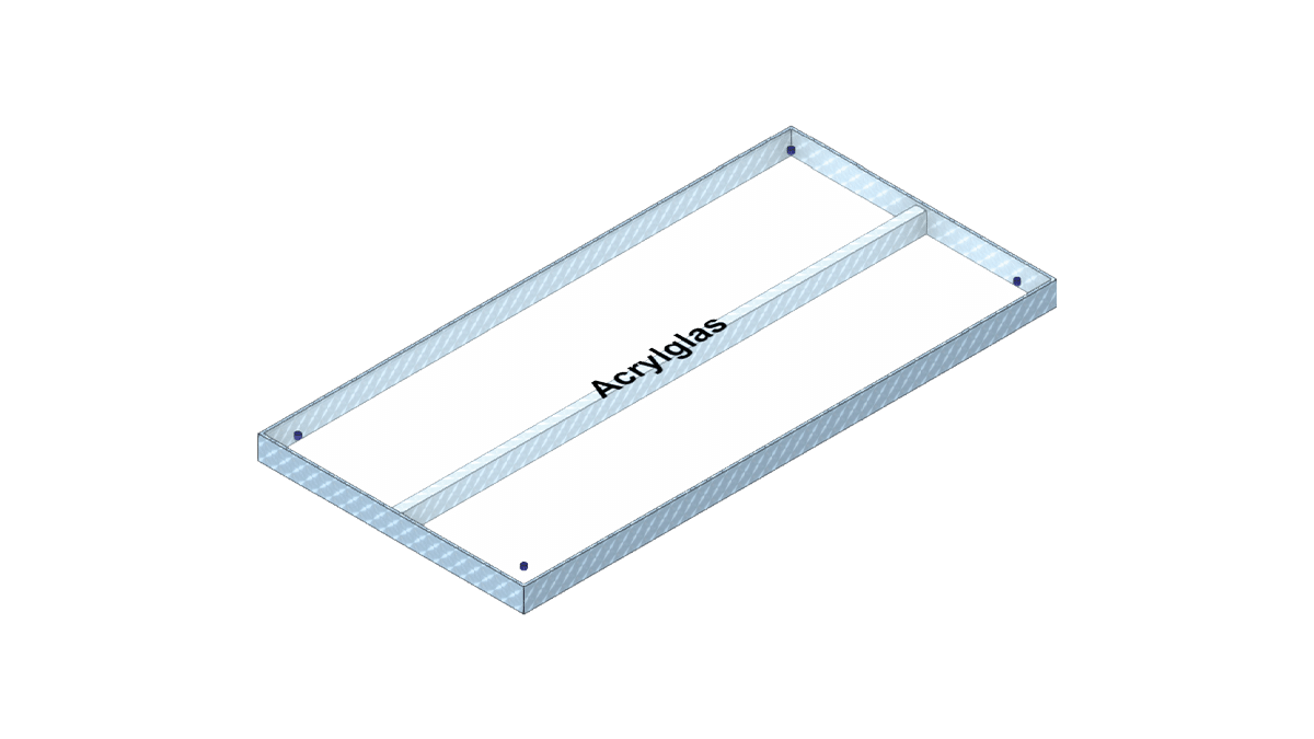 nivtec – Systempodest 200cm x 100cm mit Acrylglas mieten bei Tecstage