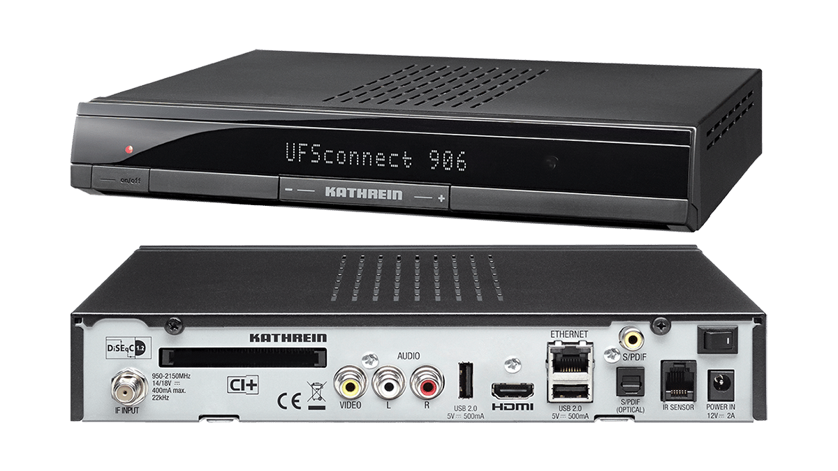 Kathrein – UFS 906 DVB-S-Receifer HDTV mieten bei Tecstage