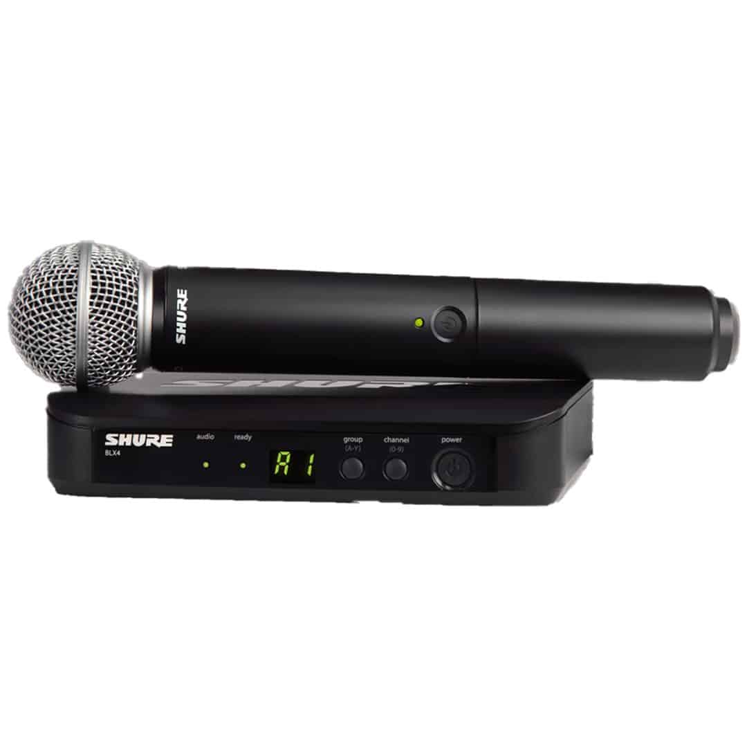 BLX24/SM58 Funksystem mit SM58 – Mikrofon mieten bei INAT Event