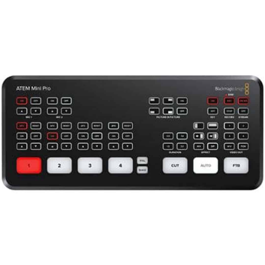 Blackmagic ATEM Mini Pro – Produktionsmischer mieten bei INAT Event