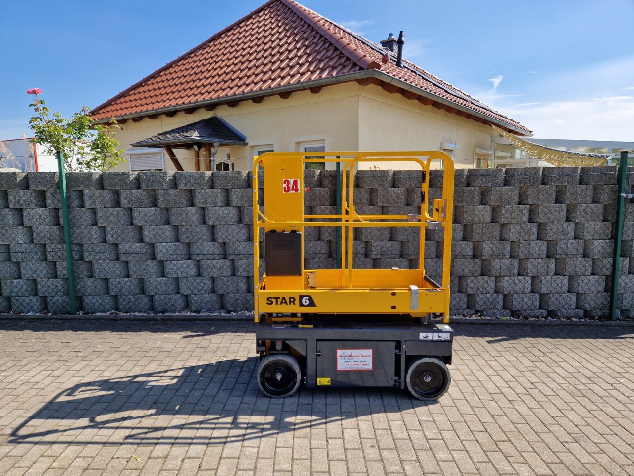 Haulotte Star6 mieten bei Stapler-Service Schütze