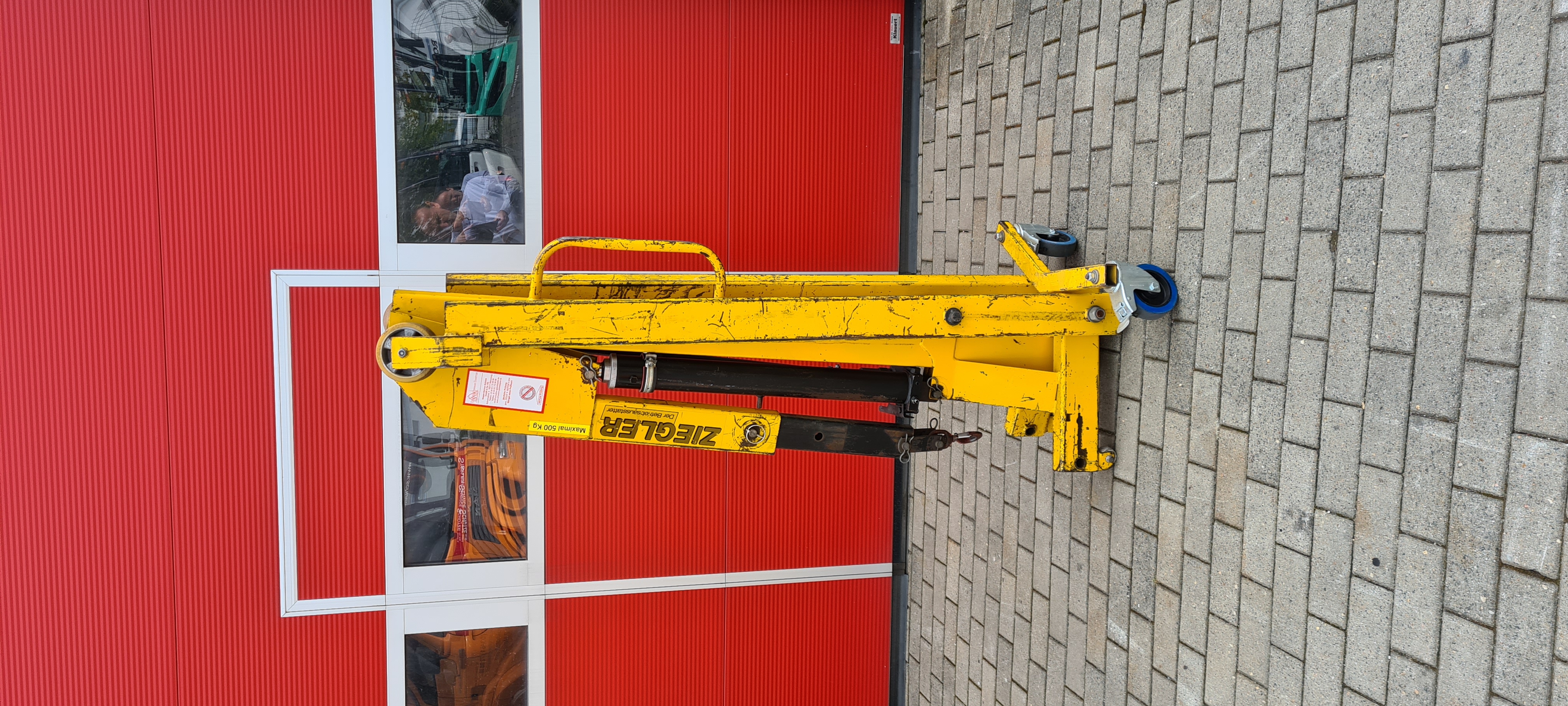 Ziegler Werkstattkran 500 kg mieten bei Stapler-Service Schütze