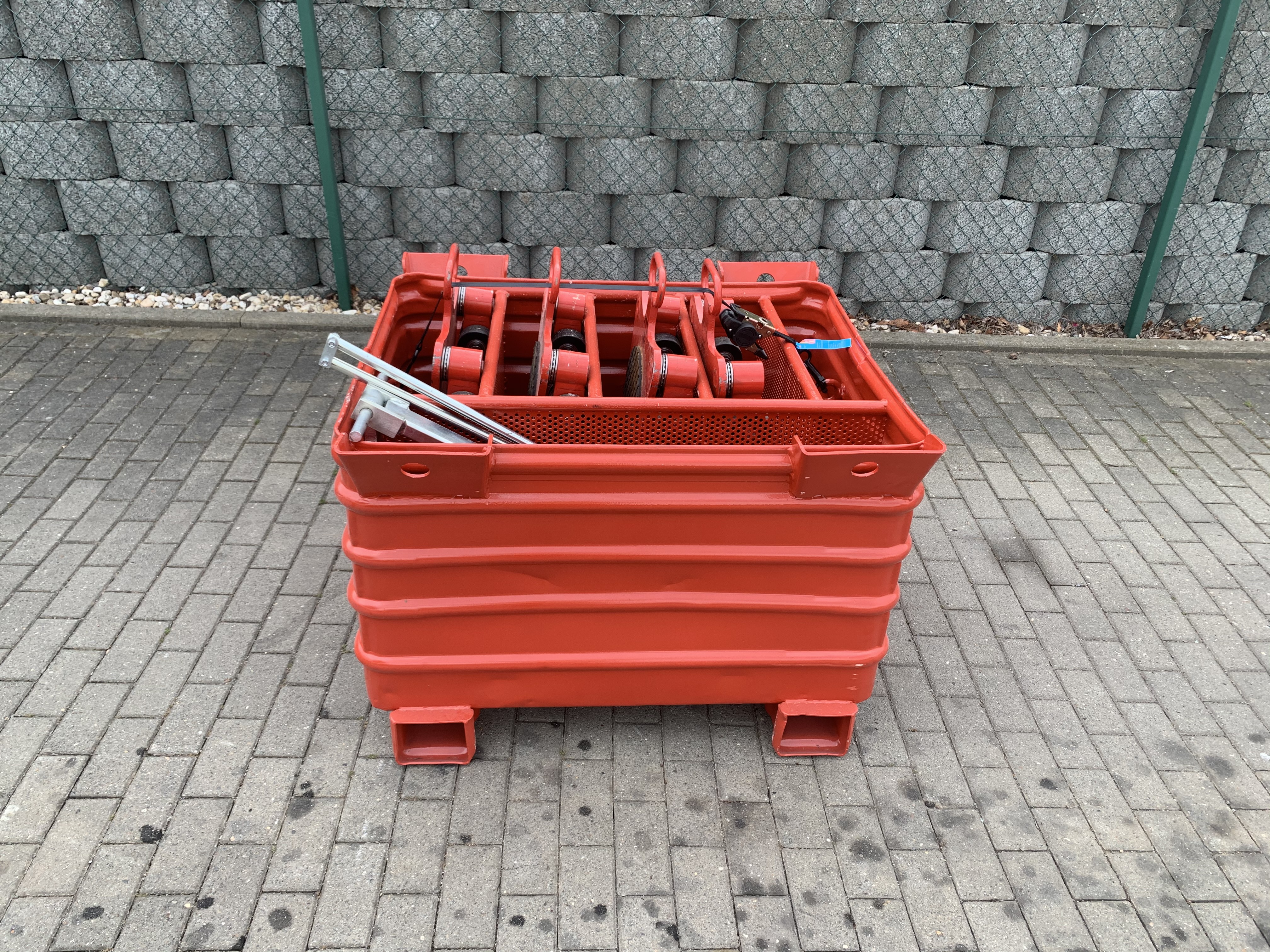 Schwerlastrollen-Set 4 x 4 t mieten bei Stapler-Service Schütze