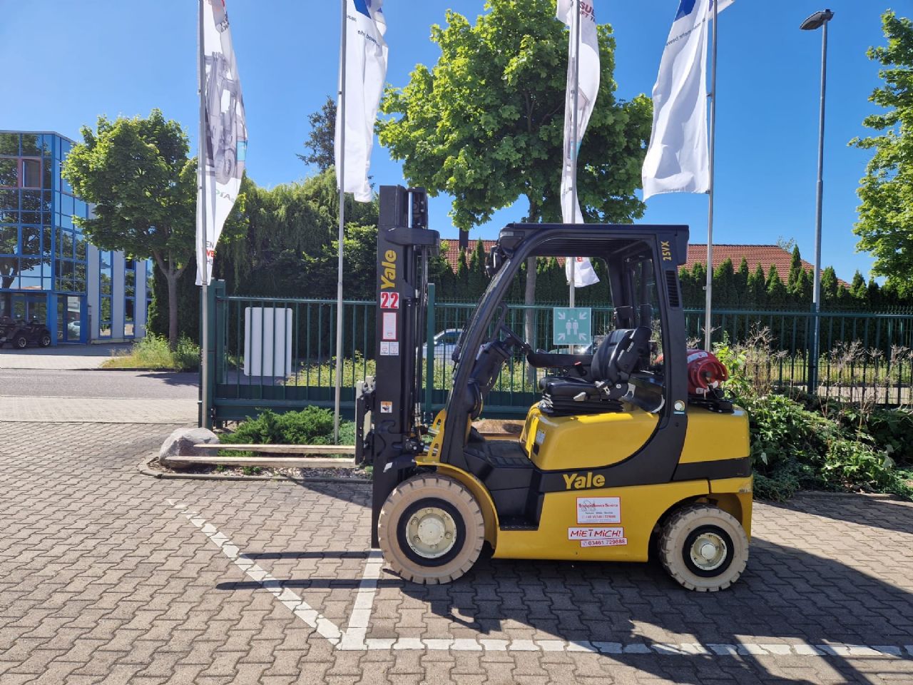 Yale GLP25VXV2170 mieten bei Stapler-Service Schütze