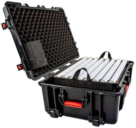 Astera Helios Tube 8er-Set mieten – Akku-LED-Röhren im Flightcase inkl. Powerbox