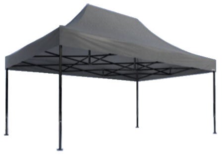 Mastertent 6x4m Faltzelt mieten - Cool Grey, wasserdicht