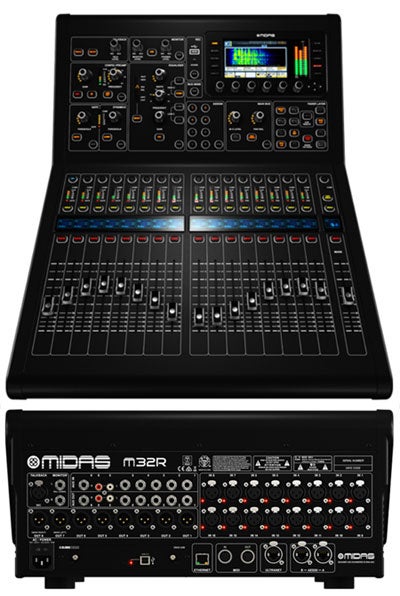 Midas M32R inkl. DL16 mieten - Digitalmischpult mit digitaler Stagebox